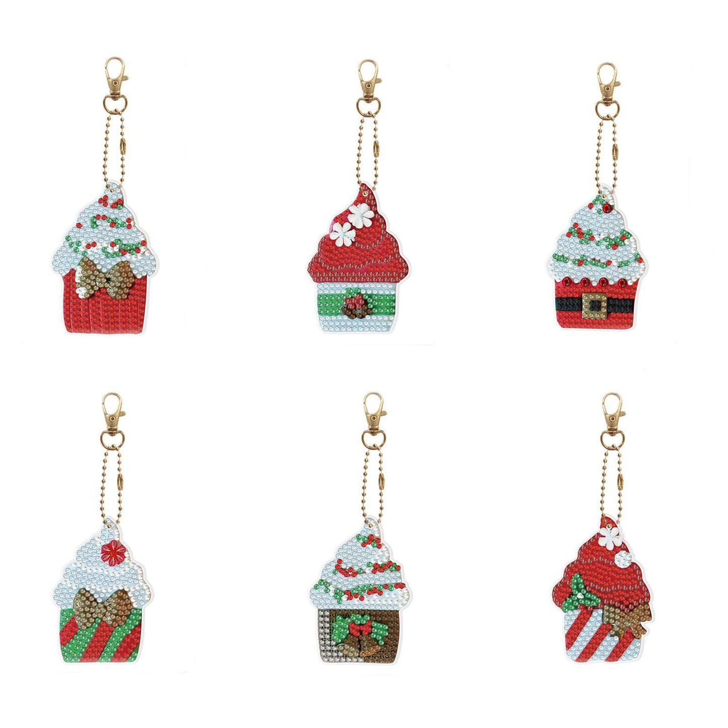 Accessories-Sechsteiliges Schlüsselanhänger-Set - Jetzt bei diamondspainting kaufen