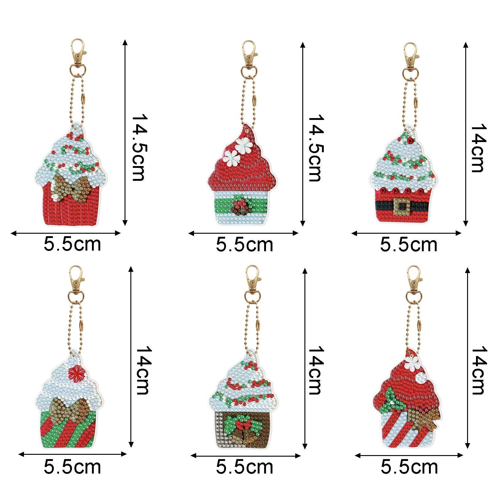 Accessories-Sechsteiliges Schlüsselanhänger-Set - Jetzt bei diamondspainting kaufen