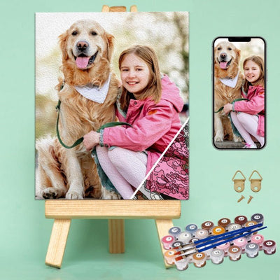 Dein eigenes Bild oder Foto - Malen nach Zahlen