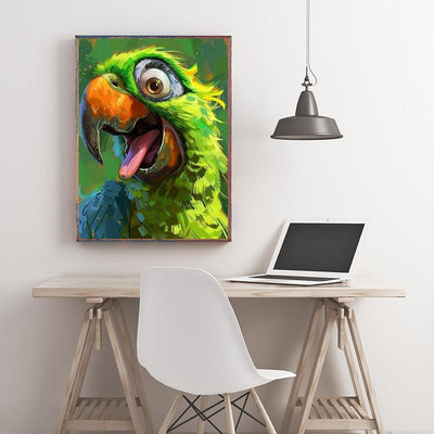 Diamond Painting-Abendleuchten am Ozean