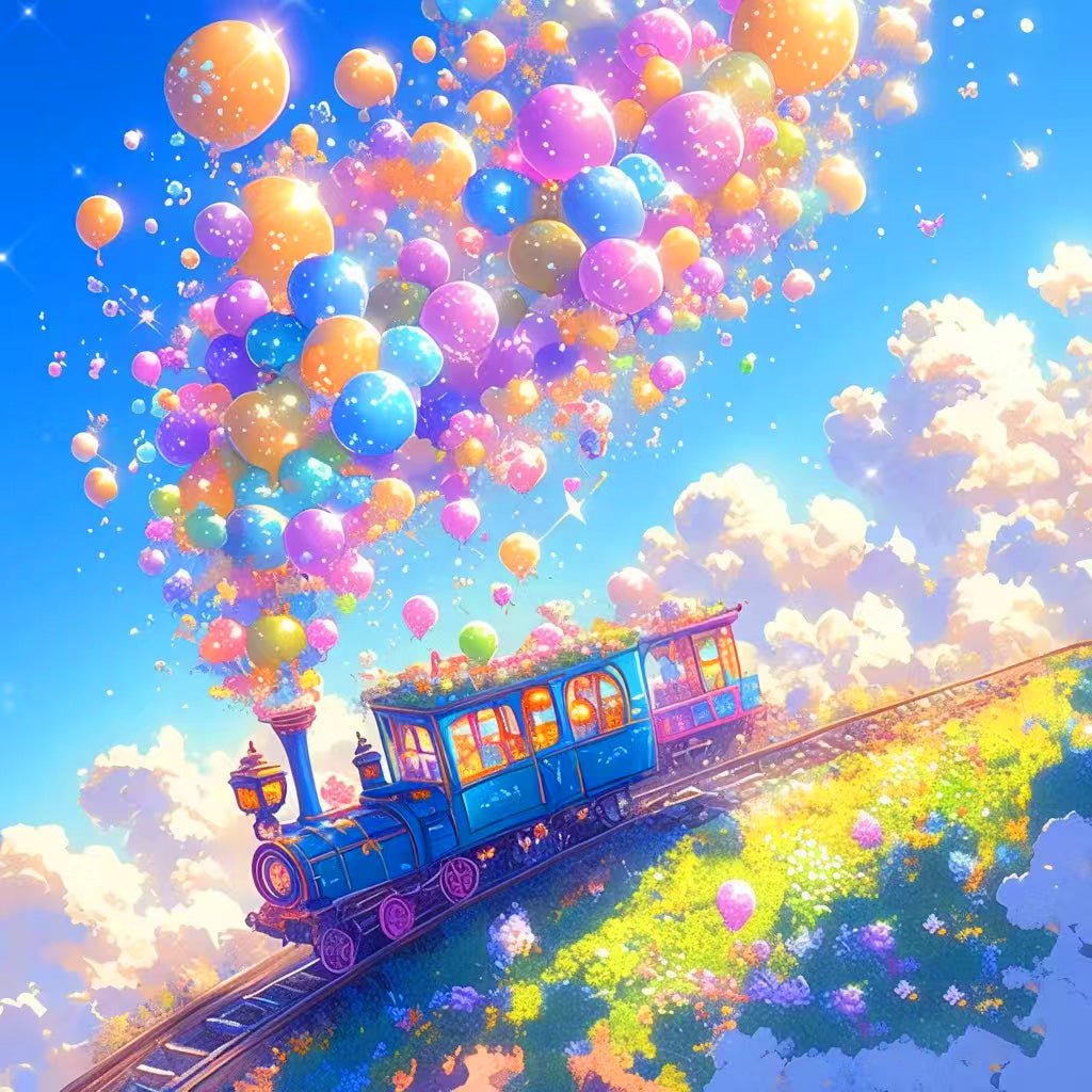 Diamond Painting-Ballonexpress ins Träumeland 200 Farben - Jetzt bei diamondspainting kaufen