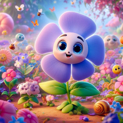 Diamond Painting-Blümchenfreude