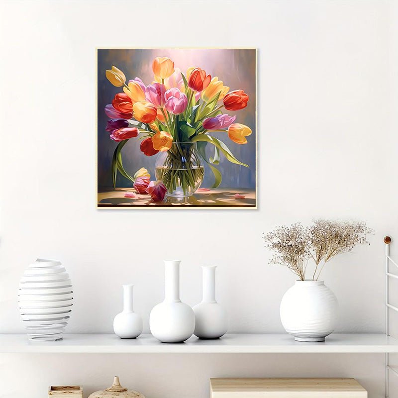 Diamond Painting-Flower In The Bottle 