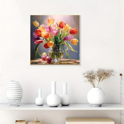 Diamond Painting-Flower In The Bottle 