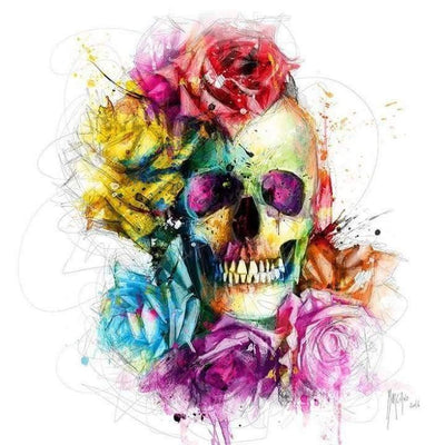 Diamond Painting-Blumen-Skelett - Jetzt bei diamondspainting kaufen