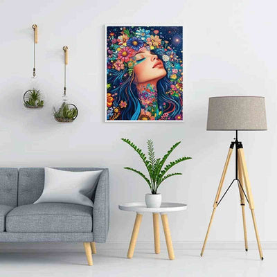 Diamond Painting-Blütenkönigin