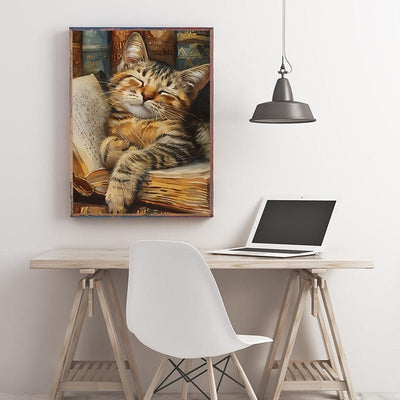 Diamond Painting-Bücherträume