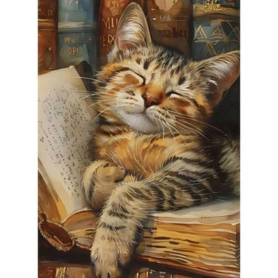 Diamond Painting-Bücherträume