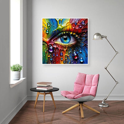 Diamond Painting-Bunte Auge
