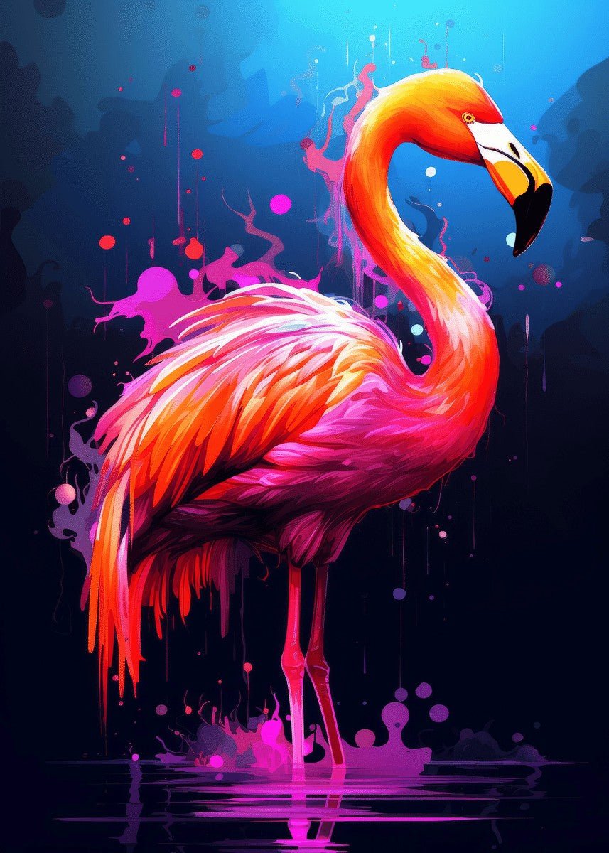 Diamond Painting - Bunter Flamingo - diamondspainting