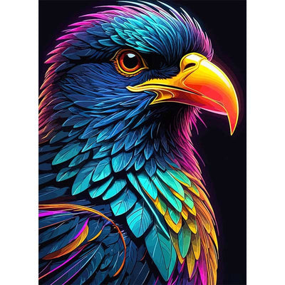 Diamond Painting-Bunter Neon-Vogel