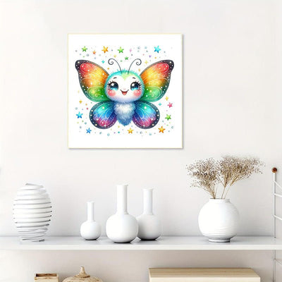 Diamond Painting-Bunter Schmetterling