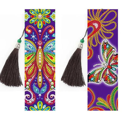 Diamond Painting-Buntes Schmetterlings-Lesezeichen - Jetzt bei diamondspainting kaufen