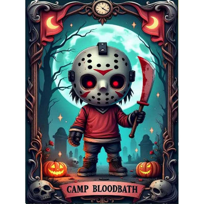 Diamond Painting-Camp des Grauens