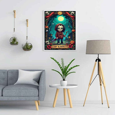 Diamond Painting-Camp des Schrecken