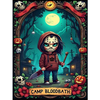 Diamond Painting-Camp des Schrecken