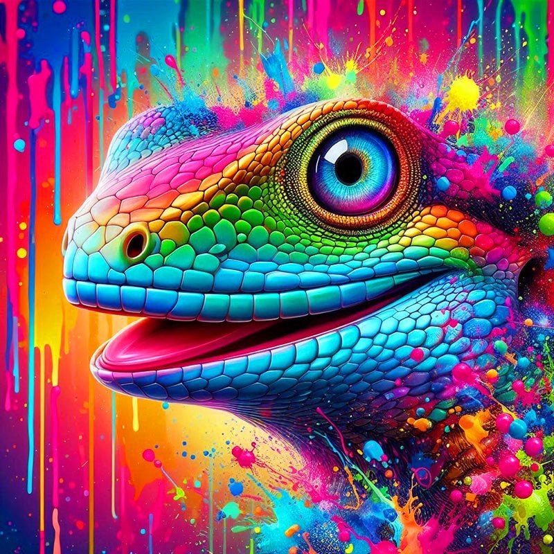 Diamond Painting-Chamäleon der Kunst - Jetzt bei diamondspainting kaufen