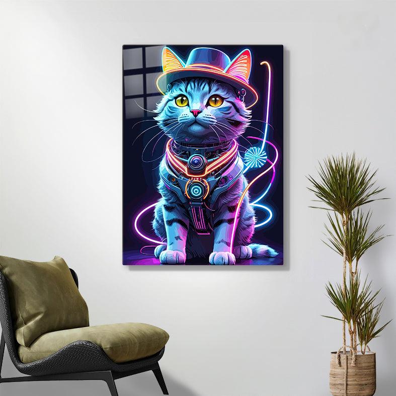 Diamond Painting-Cyberpunk Katze