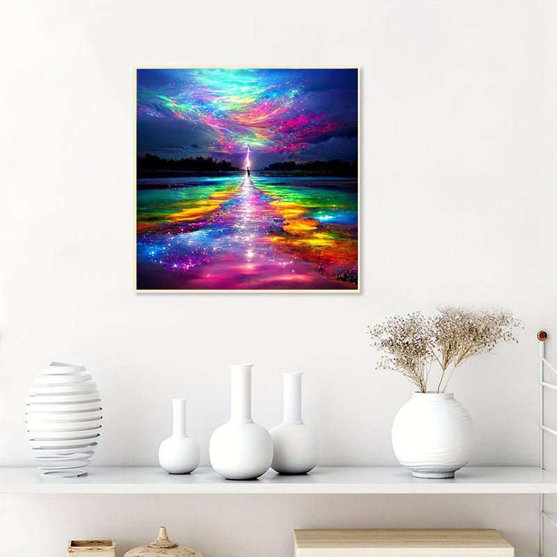 Diamond Painting-Der bunte Weg