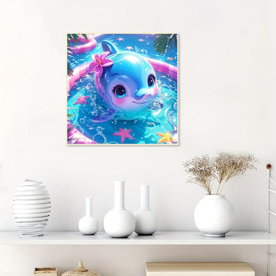 Diamond Painting-Der Delfin