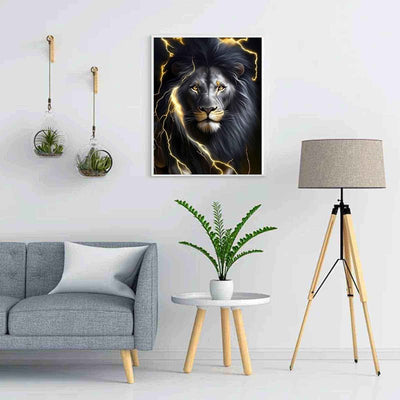 Diamond Painting-Donnerkraft des Löwen
