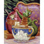 Diamond Painting-Drache macht Tee