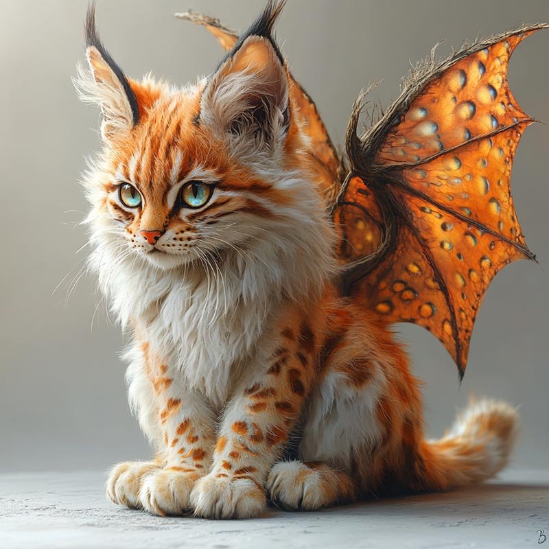 Diamond Painting-Drachenkatze der Magie