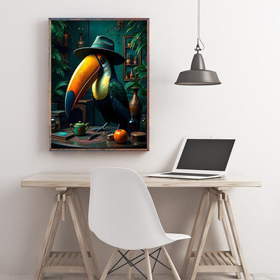 Diamond Painting-Dschungel-Detektiv