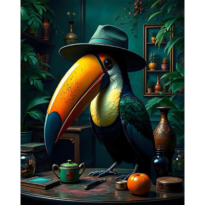 Diamond Painting-Dschungel-Detektiv