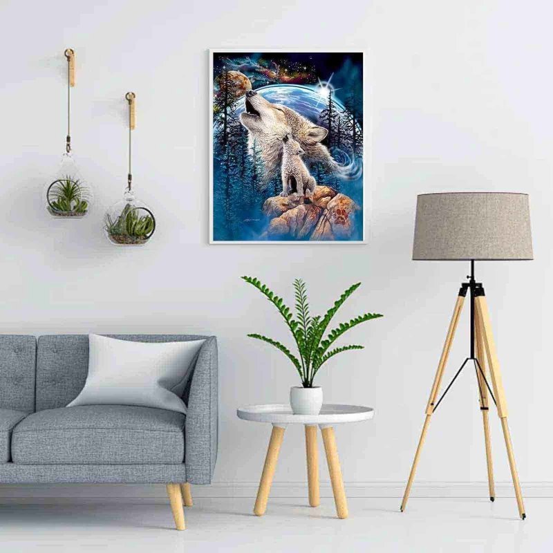 Diamond Painting-Echo der Wildnis