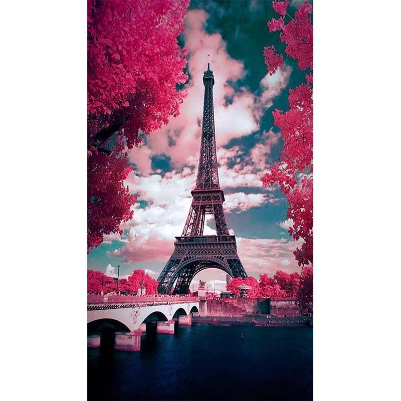 Diamond Painting-Eiffelturm im Herbst