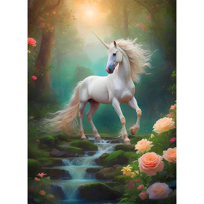 Diamond Painting-Einhorn der Träume