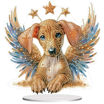Diamond Painting-Engelhund Aufsteller - Jetzt bei diamondspainting kaufen