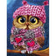 Diamond Painting-Eule auf dem Ast