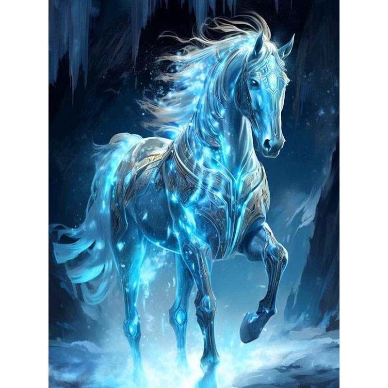 Diamond Painting-Ewiger Hengst