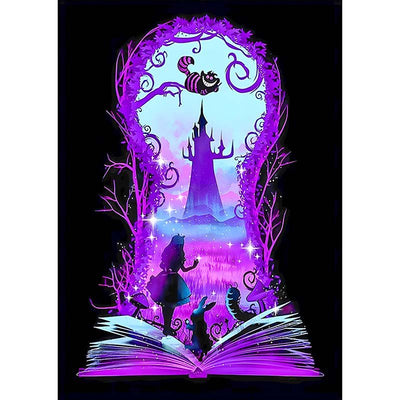 Diamond Painting-Fantasievolle Reise ins Wunderland