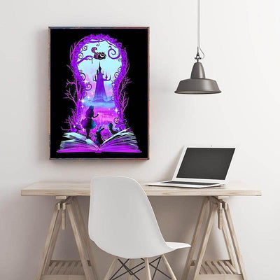 Diamond Painting-Fantasievolle Reise ins Wunderland