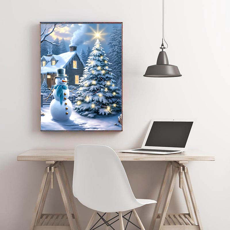 Diamond Painting-Festliche Winterstimmung