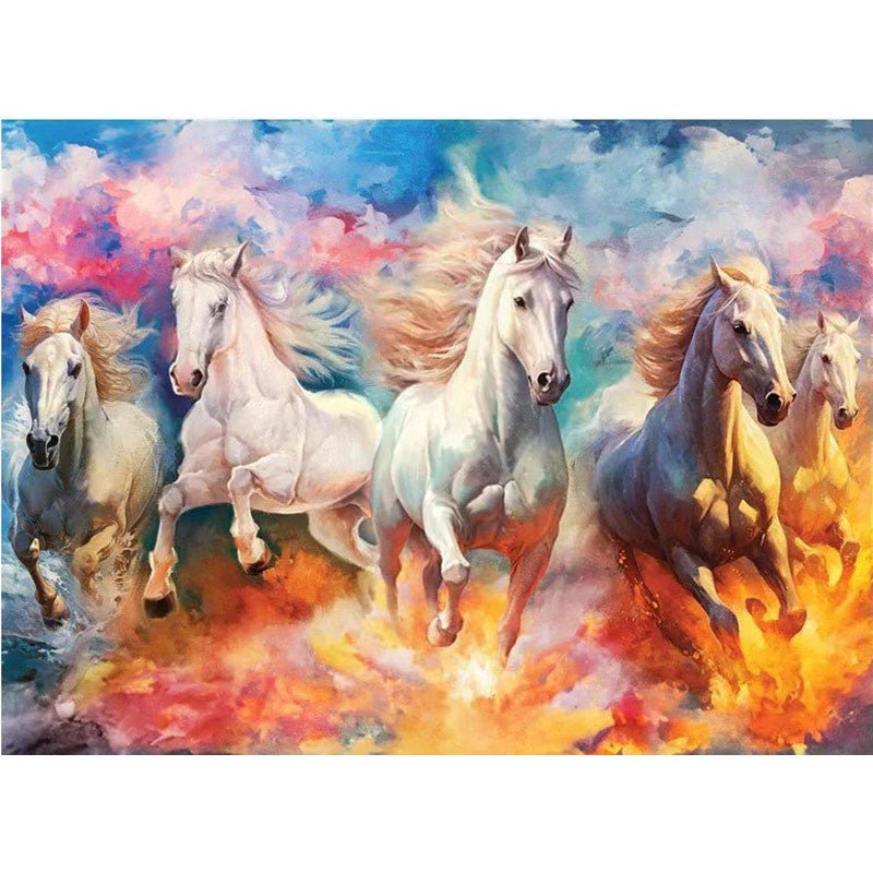 Diamond Painting-Feuer und Freiheit