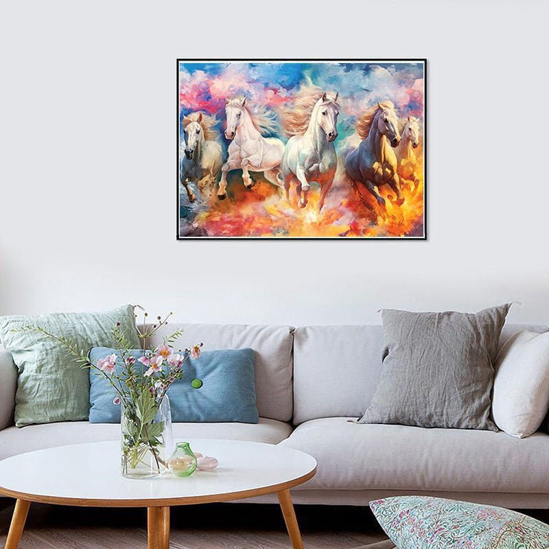 Diamond Painting-Feuer und Freiheit