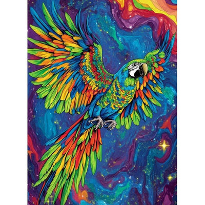 Diamond Painting-Fliegender Papagei