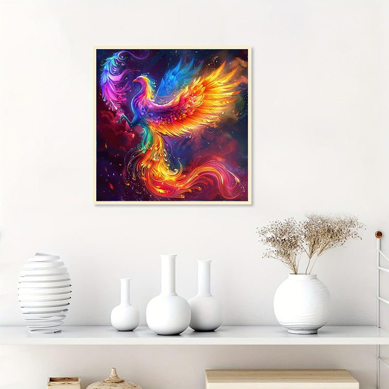 Diamond Painting-Fliegender Phönix