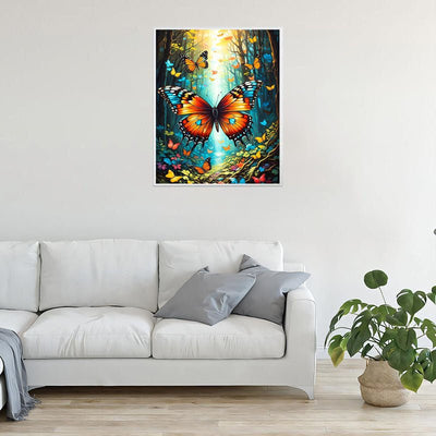 Diamond Painting-Flug der Schmetterlinge