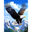 Diamond Painting-Freiheit des Adlers im Gebirge