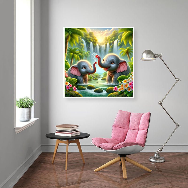 AB Diamond Painting-Turtle Family