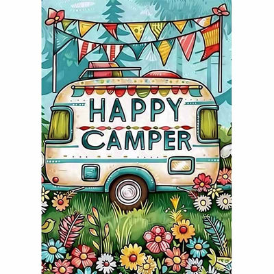 Diamond Painting-Fröhlicher Camper