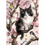Diamond Painting-Frühlingstraum mit Katze