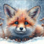 Diamond Painting-Fuchs im Schnee - Jetzt bei diamondspainting kaufen
