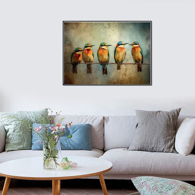 Diamond Painting-Fünf Freunde auf der Leine