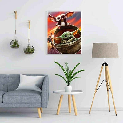 Diamond Painting-Galaktische Freunde